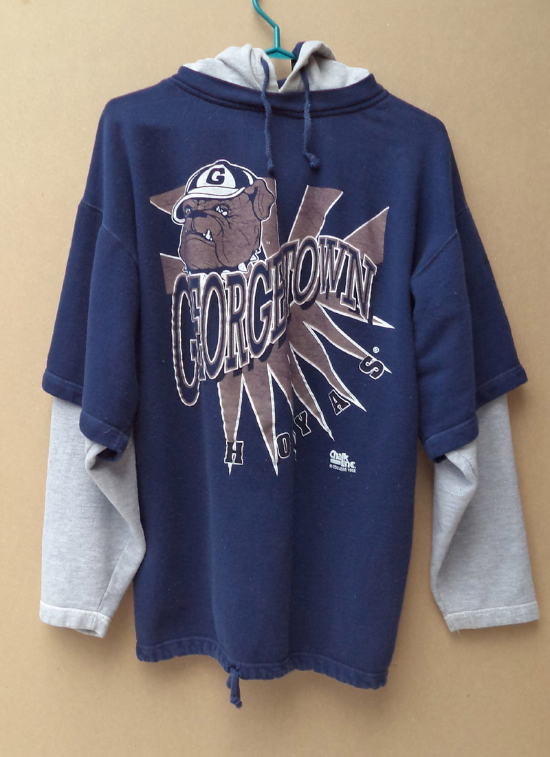 Vintage Georgetown Hoyas Hoodie Sweatshirt » Variety Of Stuff