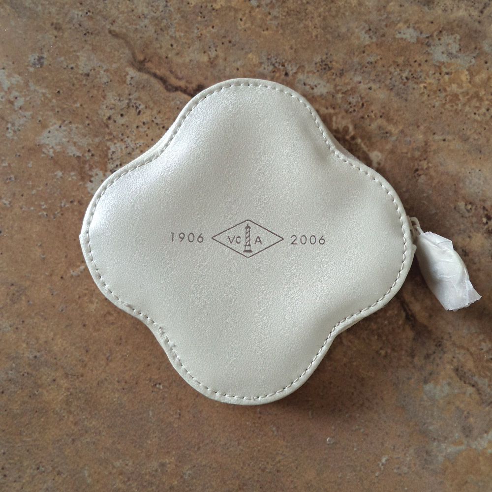 Van Cleef And Arpels 100 Year Anniversary 1906-2006 Clover Shaped Coin Purse