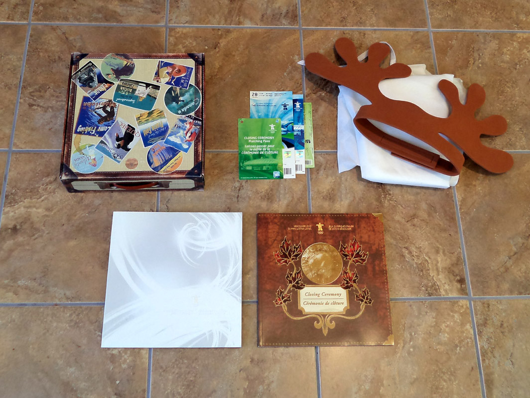 Vancouver 2010 Olympics Ceremony Tickets Programs And Audience Participation Kit